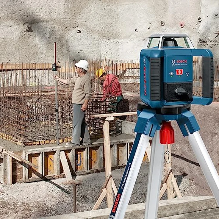 Bosch Professional Rotationslaser GRL 400 H (Ein-Knopf-Bedienfeld, max. Arbeitsbereich: 400 m, in Handwerkerkoffer) – Bild 5