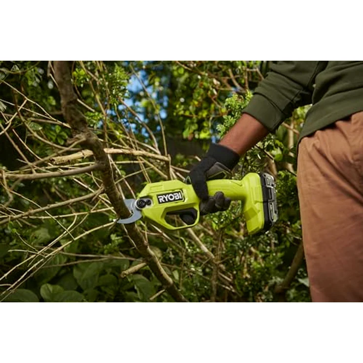 Ryobi Akku-Gartenschere RY18SCA, Astschere, Strauchschere, 1500 Schnitte mit einer Akkuladung, 18V – Bild 5