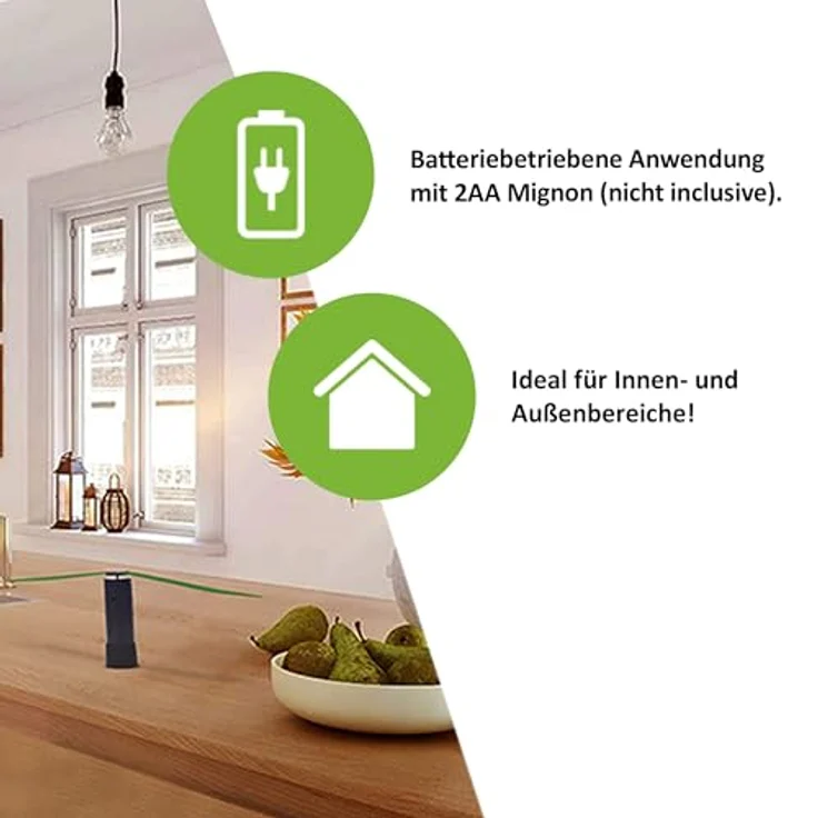 ISOTRONIC Wespenwedler Fliegenwedler mit Flaschenaufsatz I Fliegenabwehr I Fliegenvertreiber I Insektenschutz Lebensmittel I Fliegenklatsche 2.0 I gegen Fliegen Wespen (2) – Bild 4