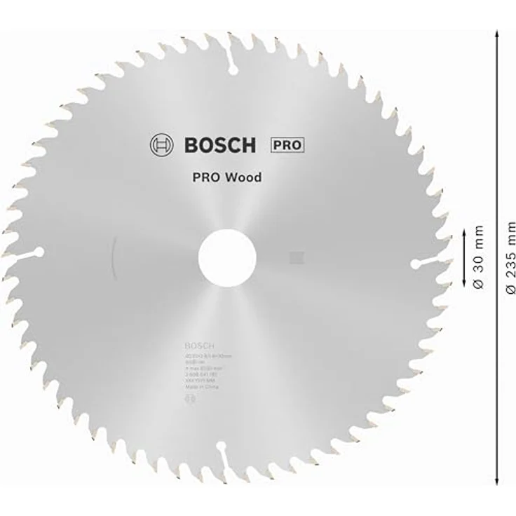 Bosch Professional Kreissägeblatt Optiline Wood (für Holz, 235 x 30 x 2,8 mm, 60 Zähne, Zubehör Kreissäge) – Bild 3