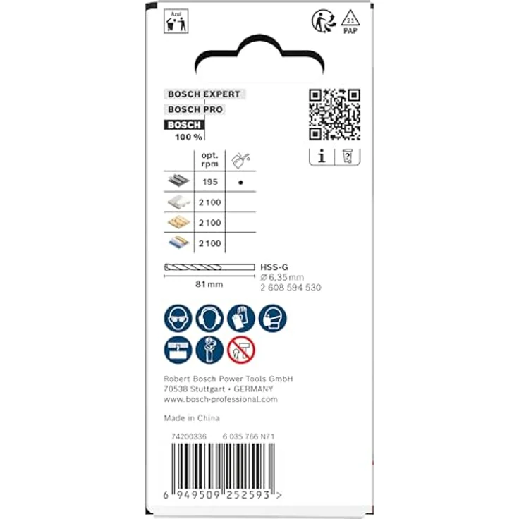 Bosch Lochsäge Multi Material, Ø 44 mm mit Adapter für Stahl, Trockenbauwand und Kunststoff, Professional Zubehör Bohrmaschine – Bild 4