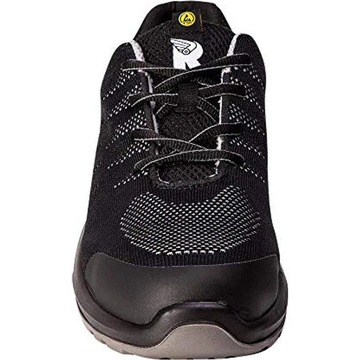 BIG SportStar 5108, Sicherheitshalbschuh S1P SRC ESD, schwarz/grau, Größe 40, atmungsaktives RUNNEX® Material, durchtrittsicher, metallfrei – Bild 8