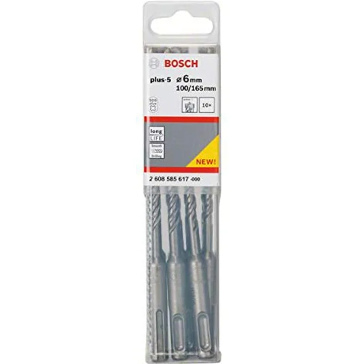 Bosch Professional Hammerbohrer SDS-plus-5 (10 Stück, Ø 8 mm) 2608585623 - Preisvergleich – Bild 2