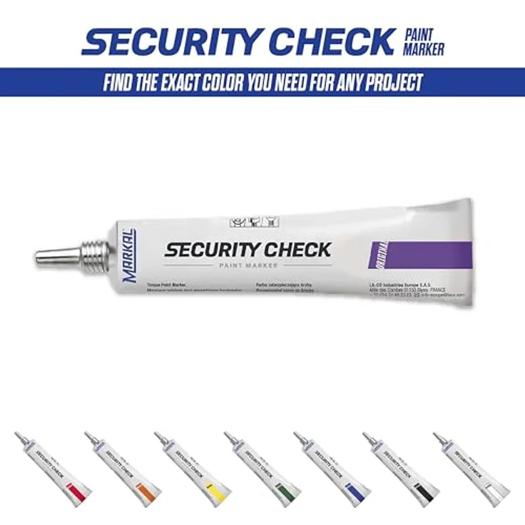 Markal 96675 Security Check Marker, violett, hohe Sichtbarkeit, 50 ml, schwermetallfrei für Gewerbetreibende – Bild 5