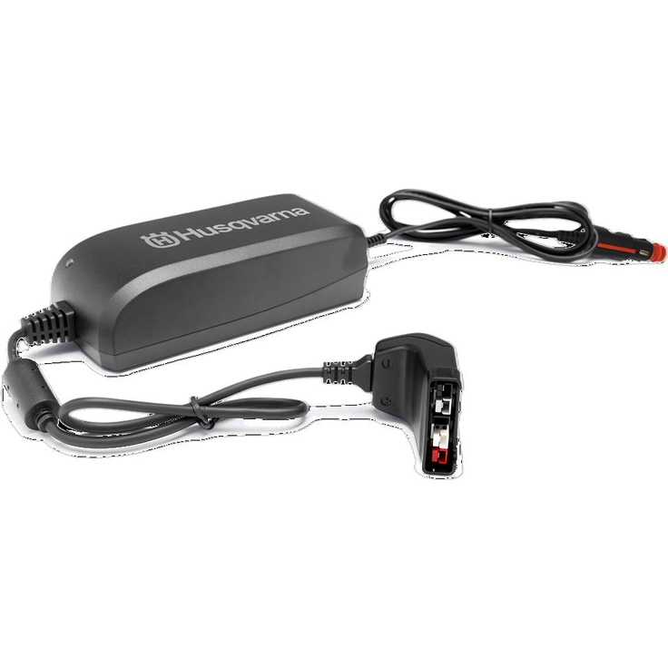 Husqvarna QC80F 12V Ladegerät, 80 Watt Autoladegerät für Li-Ionen Akkus, schwarz