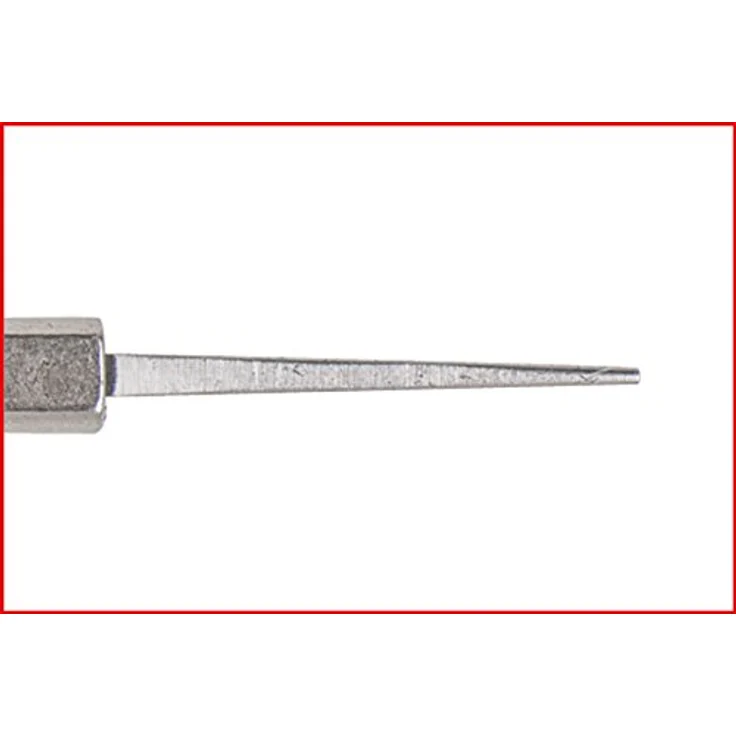 KSTOOLS Kabel-Entriegelungswerkzeug für Flachstecker und Flachsteckhülsen 1,6 mm, hochwertiger Federbandstahl, Länge 117 mm, Universal-Anwendung, Entriegelungsprinzip 2 + 5 – Bild 3