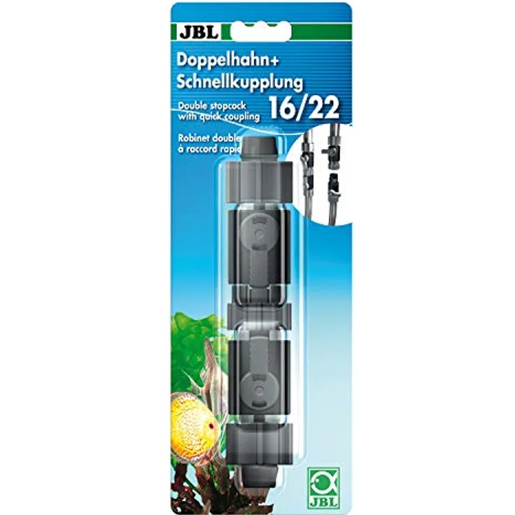 JBL 6109300 Doppelhahn + Schnellkupplung 16/22