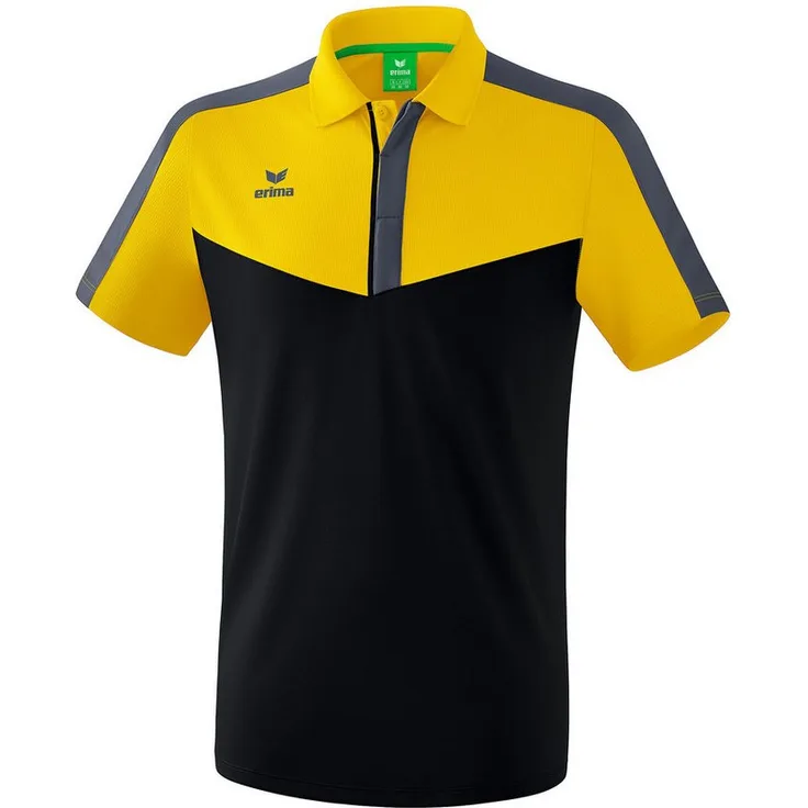 Erima Squad Poloshirt Herren, Sportliches Polo mit klassischem Polokragen, navy