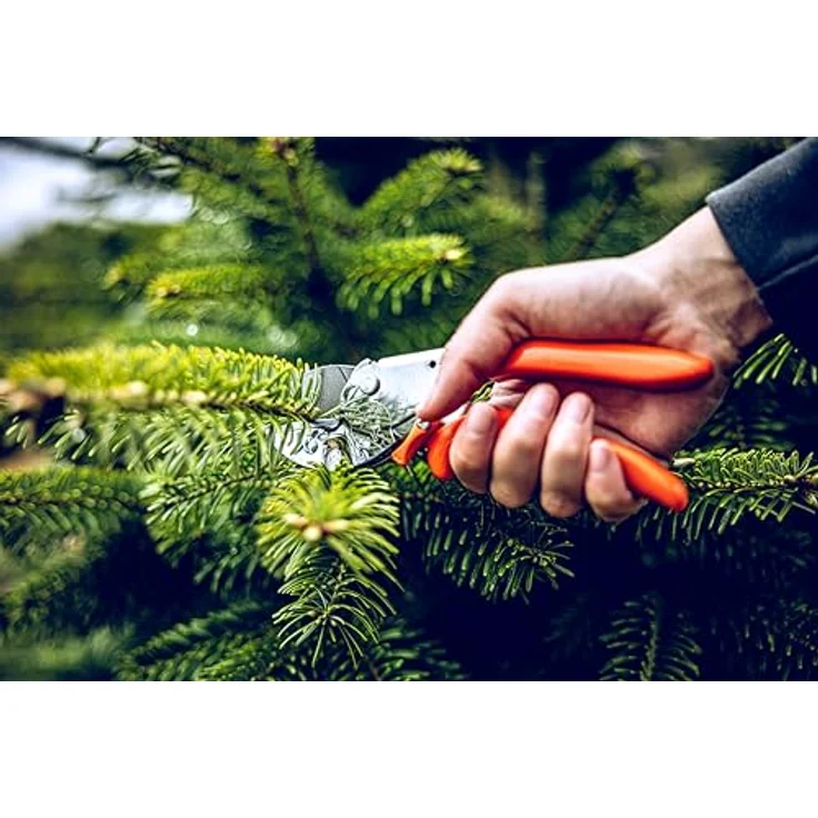 Original LÖWE 1 Profi Amboss Gartenschere 1.107 - Ergonomische Griffform, rostfreier Stahl, ideal für Holzarten wie Eiche Buche Esche – Bild 3