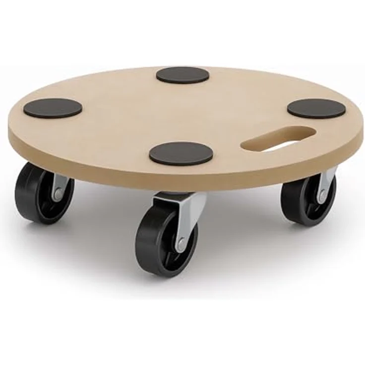 Transportroller Möbelroller Rollbrett Möbelhund Umzugshilfe MDF 380 mm 250 kg – Bild 2