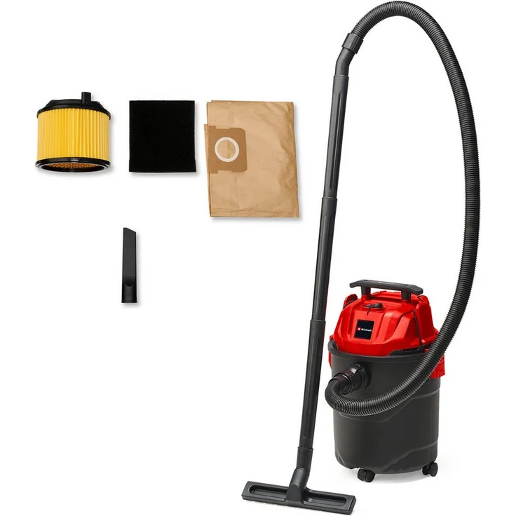 Einhell Nass-Trocken-Sauger TC-VC 1820, 1250 W, 20 Liter Behälter, mit Saugschlauch Ø 36 mm, blau – Bild 1
