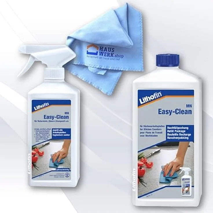 Lithofin MN Easy-Clean Nachfüllflasche Naturstein Composit Marmor 1 Liter – Bild 2