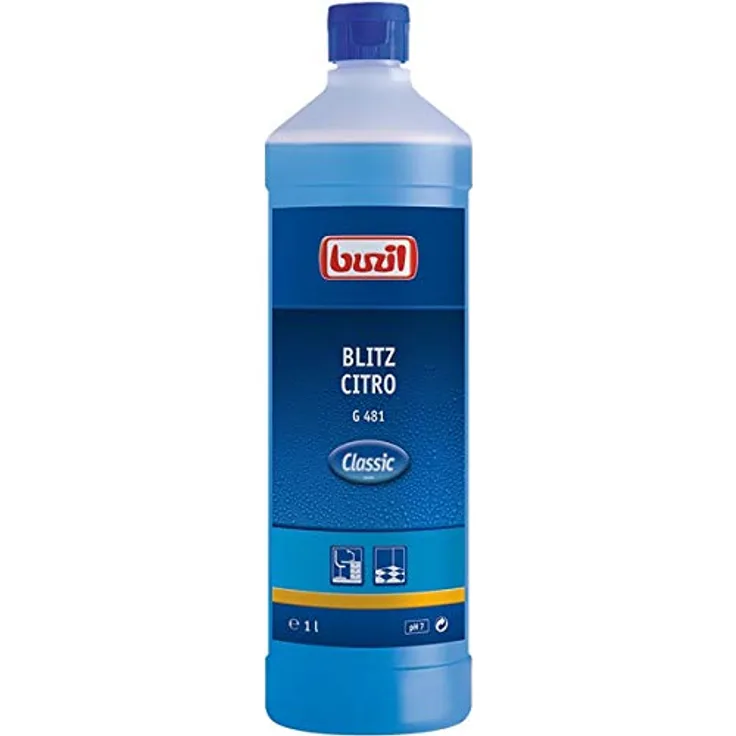 Buzil Blitz Citro G481 classic Alkohol-/Glanzreiniger 1 Liter