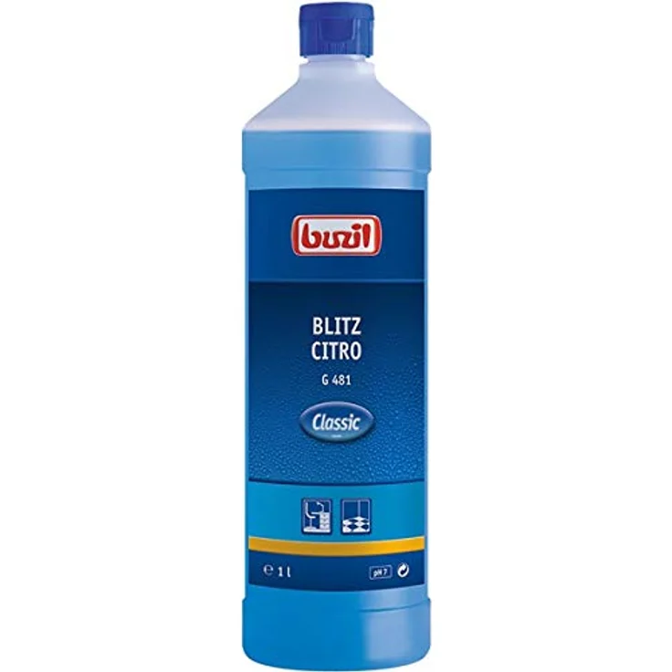 Buzil Blitz Citro G481 classic Alkohol-/Glanzreiniger 1 Liter – Bild 1