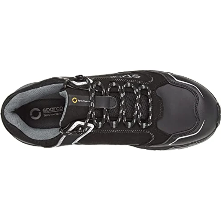 Sparco S3 SRC Arbeitsschuh Stiria, Herren Arbeitsschuh extrem leicht, Nylon, wasserabweisend (schwarz) – Bild 5