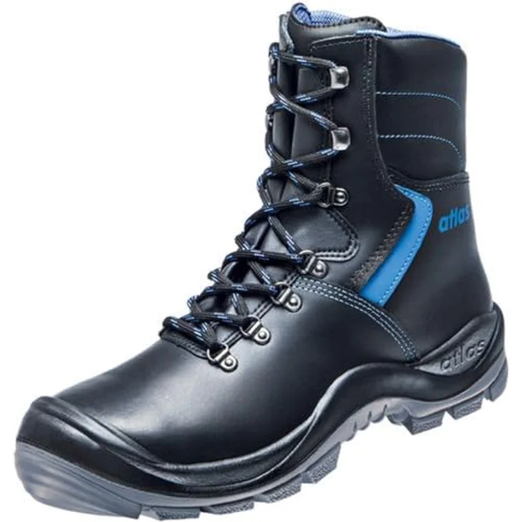 Atlas Sicherheitswinterstiefel Ergo Med 846 XP S3 ESD SRC, schwarz, metallfreie Durchtritthemmung, Stahlkappe, wasserfest, Gr. 42 – Bild 1