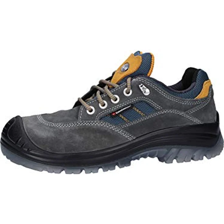 Canadian Line Nepal Arbeitsschuh, Sicherheitsschuhe S1P SRC mit Kunststoffkappe und Durchtrittschutz, grau/blau – Bild 8