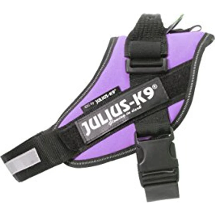 Julius-K9 IDC Powergeschirr Lila (0, Hund, Allgemein), Halsband + Leine - Hochwertiges Brustgeschirr für Hunde, ästhetisch und praktisch, ohne Haltegriff und Lampenhalterung – Bild 2