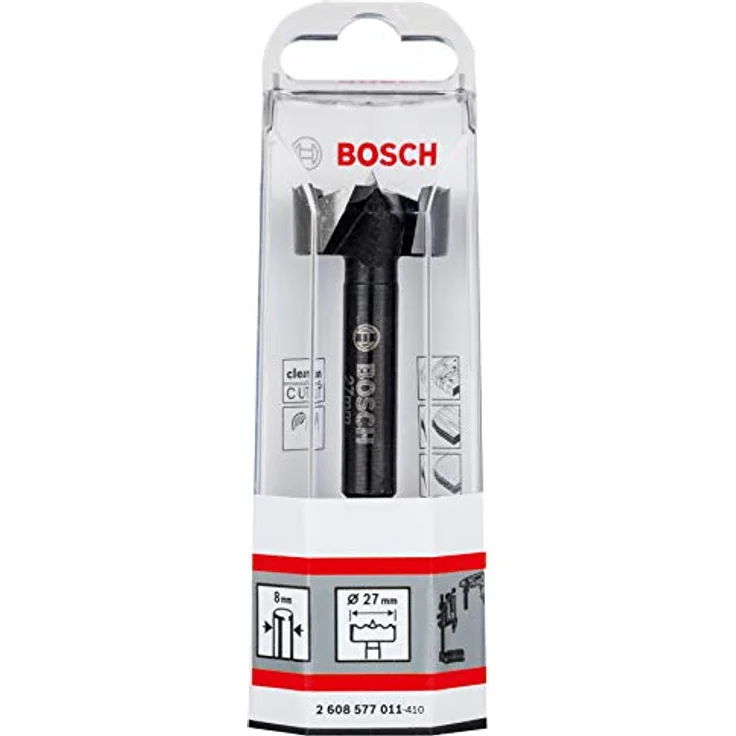 Bosch Accessories 2608577011 Forstnerbohrer 27 mm, präziser Holzbohrer mit zahnförmigem Design für splitterfreies Bohren – Bild 3