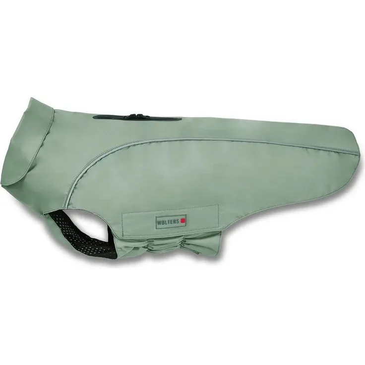 Wolters Hunderegenmantel Regenjacke Easy Rain salbeigrün, atmungsaktiv und windabweisend, wasserdicht bis 10.000 mm, reflektierend