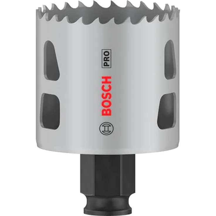 Bosch PRO Multi Material Power Change Plus Lochsäge, Ø 51 mm, hält 2x länger als Standard, für Weichholz & Trockenbauwand