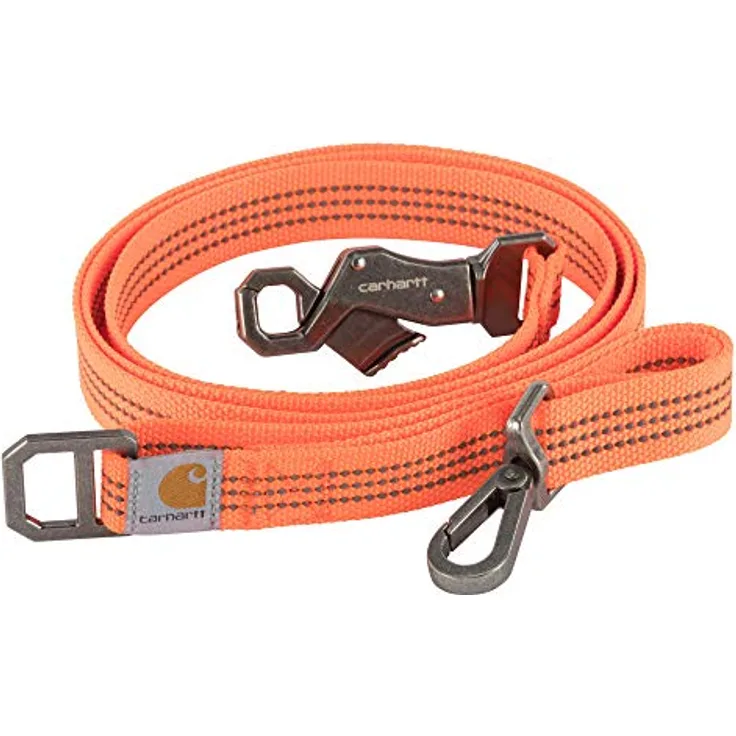 Carhartt Hunde-Halsband Tradesman P000346, robustes Nylon mit reflektierender Naht und verstellbarem D-Ring