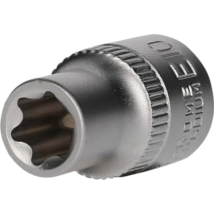 Brilliant Tools Bit- und Steckschlüsselset Torx-E-Stecknuss E10, 1/4" (6,3 mm) Innenvierkant-Antrieb, matt verchromt – Bild 1