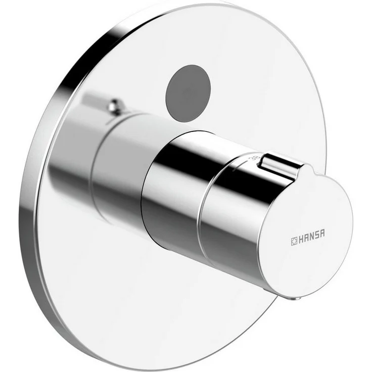 HANSA Hansaelectra Brausethermostat, Fertigmontageset mit berührungsloser Temperaturregelung und Sicherheitssperre, G1/2