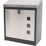 MCW Briefkasten H26, Großraum mit Dreifachschutz, galvanisierter Stahl