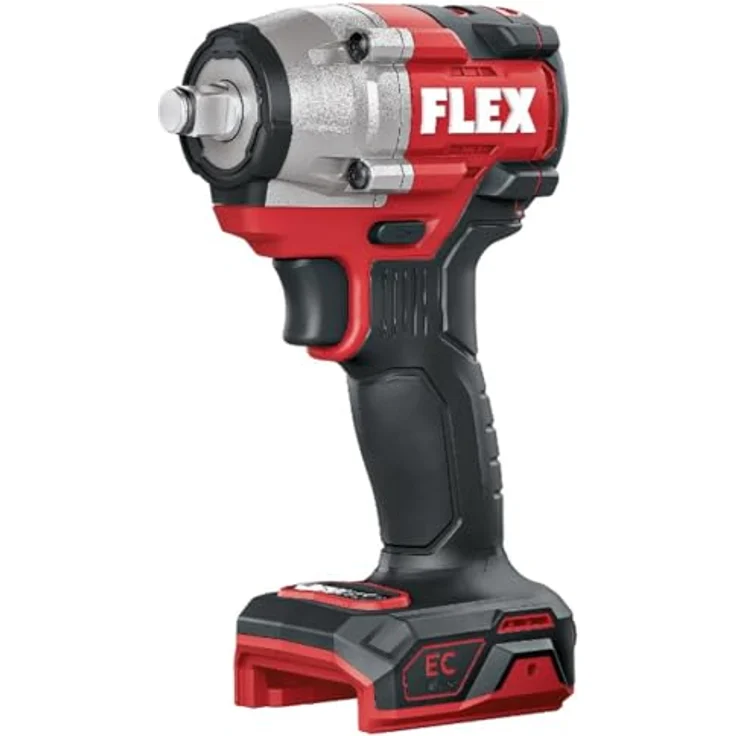 Flex Akku Schlagschrauber IW 1/2 Zoll 400 18.0-EC C 2,5Ah 5,0Ah, bürstenloser Motor, LED-Licht, 600 Nm max. Lösemoment – Bild 1