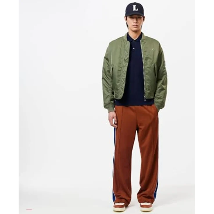 Lacoste L.12.12 Poloshirt aus Baumwoll-Petit-Piqué, zeitlos-schickes Design, klassisch (blau) – Bild 3