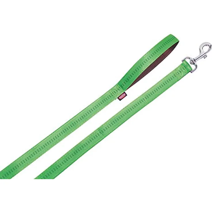 Nobby Leine Soft Grip, hellgrün / braun L: 120 cm, B: 25 mm, 1 Stück