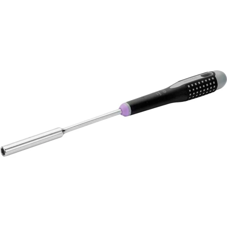 Bahco ERGO Steckschlüssel für Sechskantschrauben, 5 mm x 125 mm, mit Gummigriff und langer Aufnahme – Bild 1