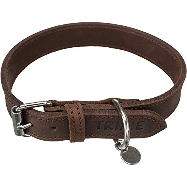 TRIXIE 19006 Rustic Fettleder Halsband, 93.12 g – Bild 2