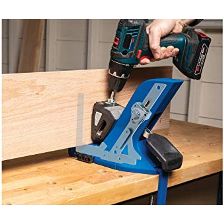 KREG Pocket Hole Jig 720 Taschenloch Bohrschablone ( KPHJ720 ) + Stufenbohrer + Bit + Schrauben - Preisvergleich – Bild 5