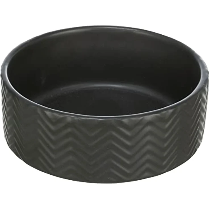 TRIXIE Napf, Keramik, 0,4 L/Ø 13 cm, Schwarz - 25020 – Bild 1