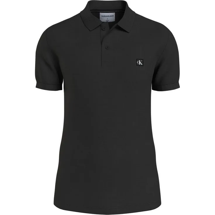 Calvin Klein Jeans Poloshirt CK EMBRO BADGE SLIM POLO mit Logopatch, schmal geschnitten und mit Markenlabel