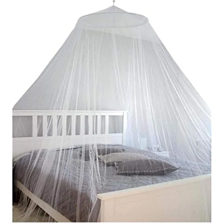 AMANKA Moskitonetz XXL, 2,5x12m Insektenschutz mit 180 MESH, reißfest und atmungsaktiv, für drinnen und draußen