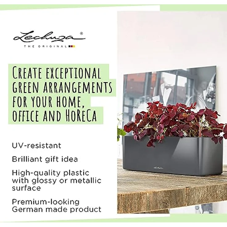 LECHUZA CUBE Glossy Triple weiß-highgloss 13670 – Bild 5
