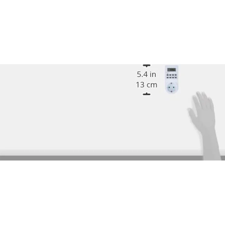 Wochenzeitschaltuhr 3.600 W digital, weiß – Bild 4