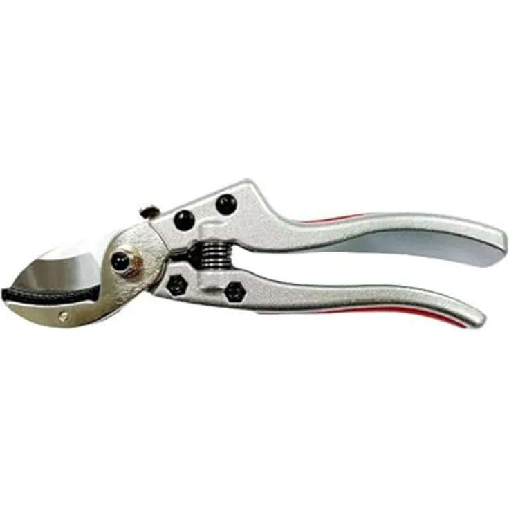 Primaster Astschere Primaster Profi-Amboss Gartenschere bis zu Ø 15 mm, Gartenschere mit Ø 15 mm Schnittstärke und ergonomisch geformten Aluminium-Griffen