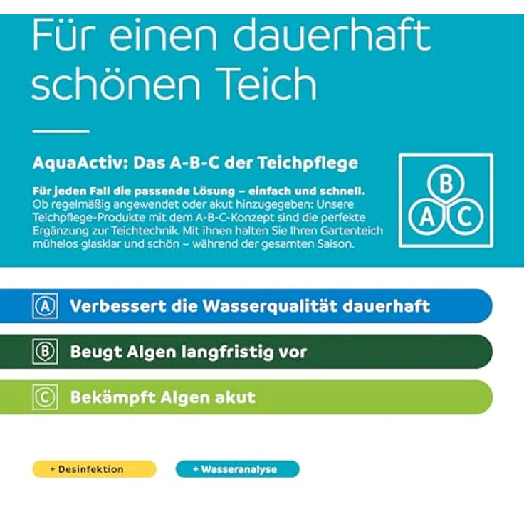 Oase 43140 AquaActiv PondClear Teichklärer 500 ml - sofort wirkende Teichpflege bindet Schwebealgen und wirkt gegen nicht filtrierbare Verunreinigungen im Teich Schwimmteich Koiteich – Bild 3