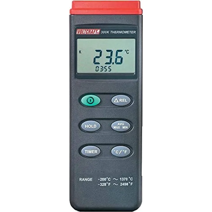 VOLTCRAFT K204 Temperatur-Messgerät -200 - +1370°C Fühler-Typ K Datenlogger-Funktion
