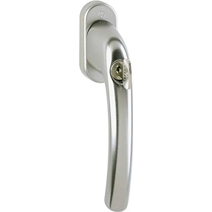 HOPPE Fenstergriff TOKYO 0710S/U26, abschließbar mit Druckzylinder und Wendeschlüssel, 32mm F9 – Bild 1