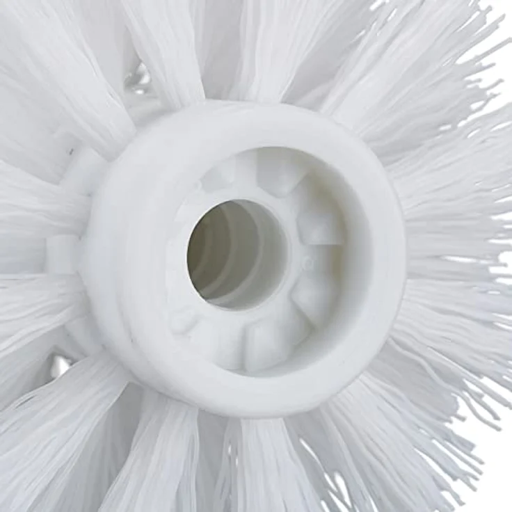 10 x WC Bürstenkopf im Set, lose Toilettenbürsten, 9,5 mm Gewinde, Ersatzbürstenkopf Ø 8 cm, Wechselbürstenkopf, weiß – Bild 5