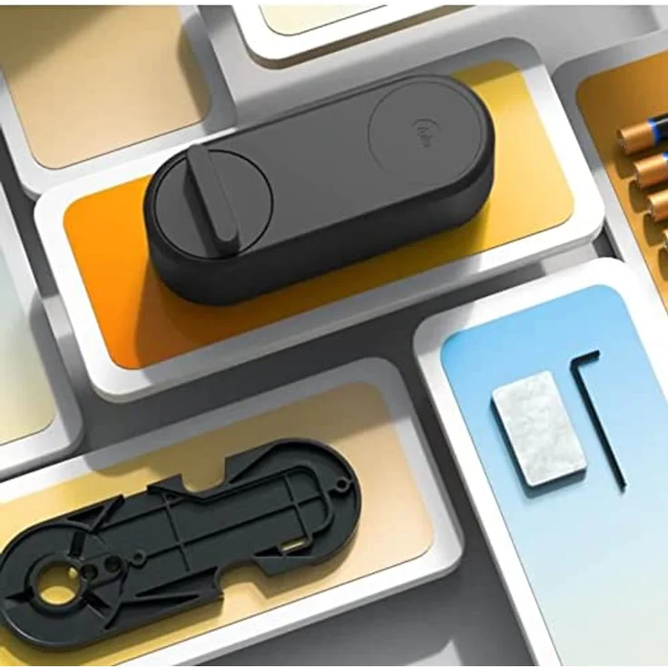 Yale Linus Smart Lock Elektronisches Türschloss anthrazit, schlüsselloses Schloss – Bild 4