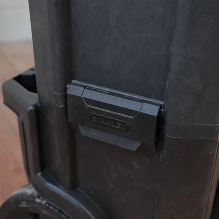 Stanley Rollende Werkstatt aus Metall-Kunststoff 1-79-206 ? Werkzeugwagen leer mit 3 modularen Einheiten ? Vielseitige Werkzeugbox für Kleinteile und große Werkzeuge – Bild 16
