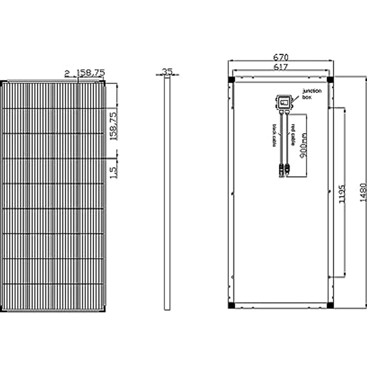 enjoy solar Eco Line ES180M72, Monokristallines PERC Solarmodul 36V/180W, 9-Busbars, IP65, hohe Leistungsgarantie – Bild 4
