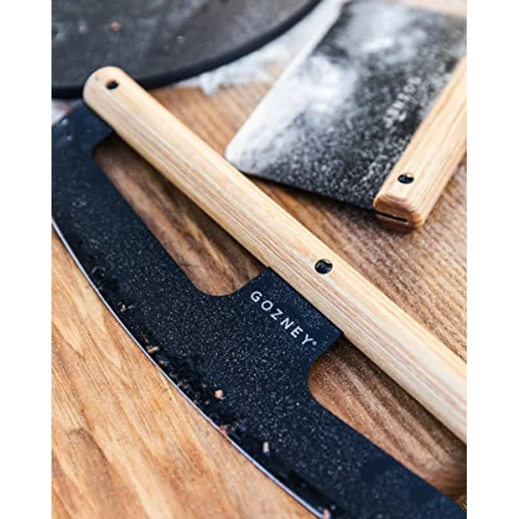 Gozney Pizza-Wippe mit Holzgriff und Edelstahlklinge, 33,5 cm scharfe Klinge, Pizzaofen-Zubehör – Bild 4