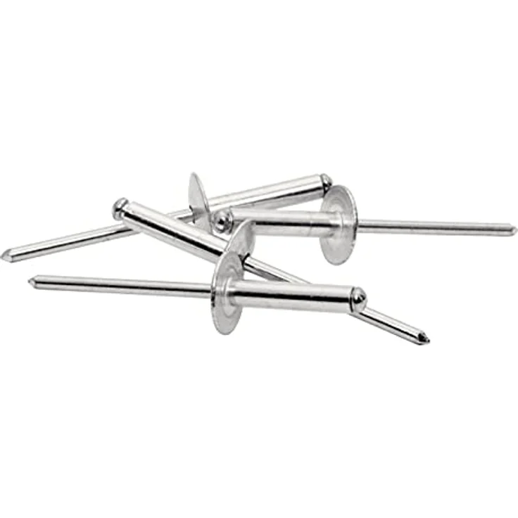 Rapid 5000665 XL Blindniete (Flachrundkopf) Ø4,8x16mm, 40 Stück inklusive Bohrer, grau, 8 mm - Preisvergleich – Bild 4